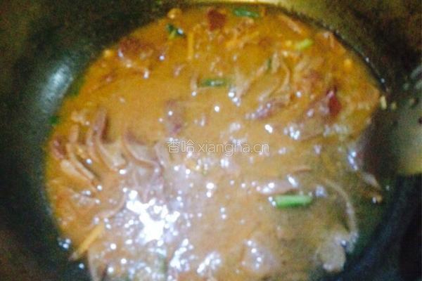 酱爆猪肝的做法图解2
