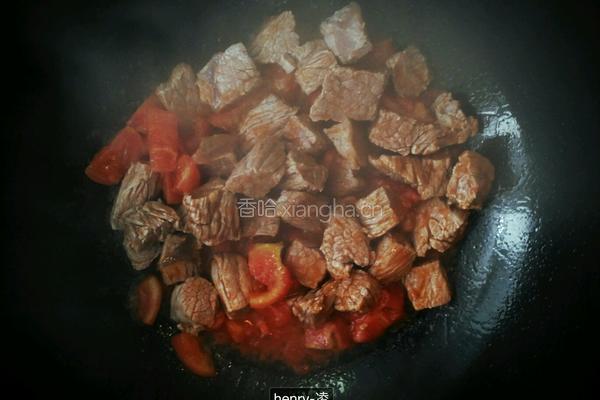 番茄炖牛腩的做法图解10