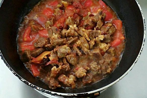 番茄炖牛腩的做法图解12