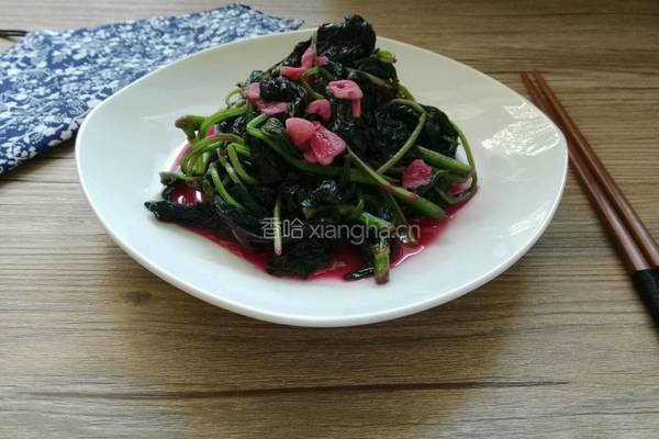 蒜蓉清炒苋菜的做法图解4