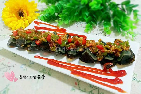 五彩剁椒皮蛋的做法图解8