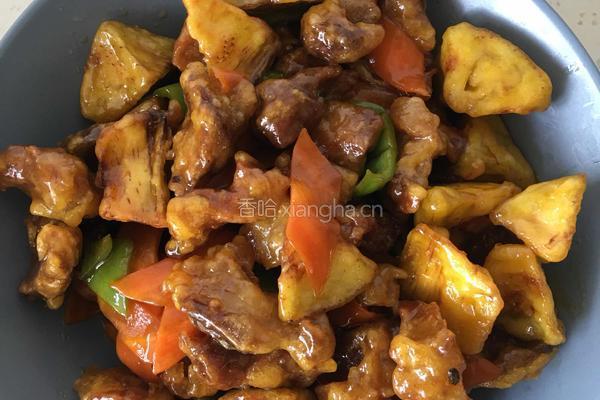 肉段烧茄子的做法图解7