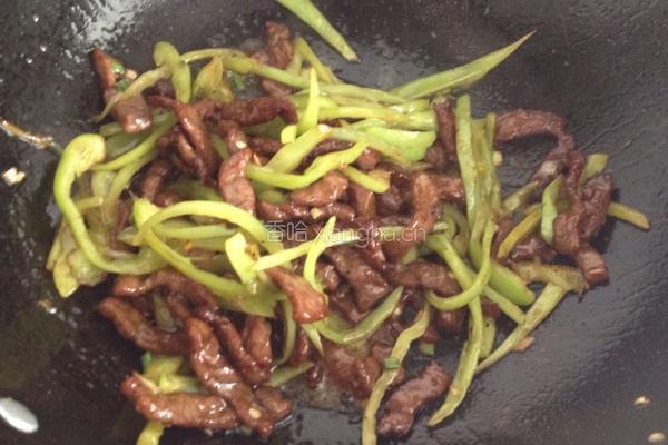 青椒牛柳的做法图解10