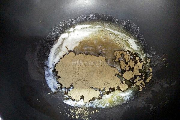 抹茶牛轧糖的做法图解2
