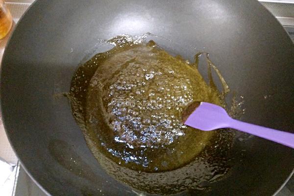 抹茶牛轧糖的做法图解3