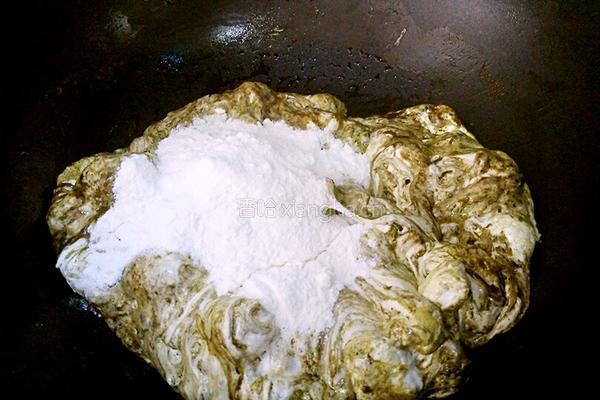 抹茶牛轧糖的做法图解5