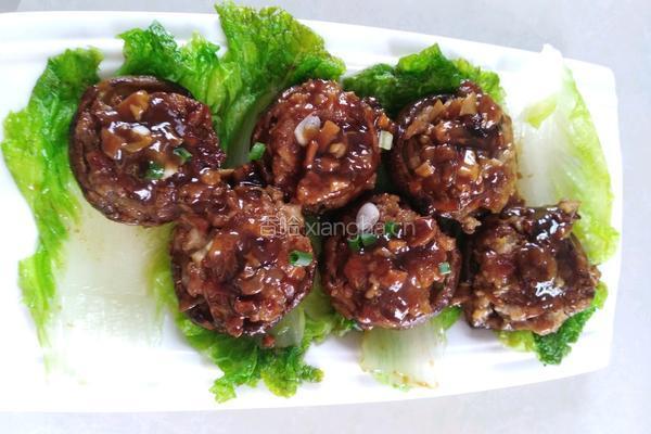 肉酿香菇的做法图解8