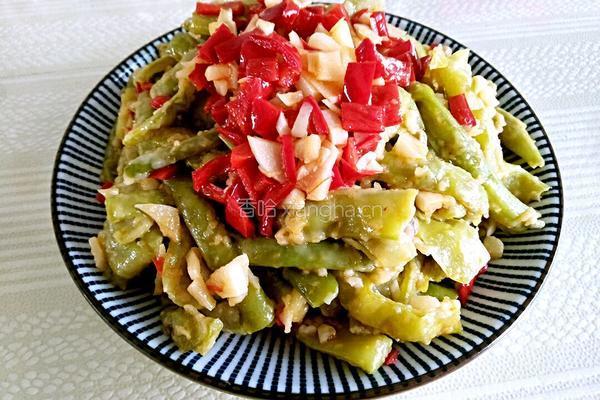 蒸老豆角的做法图解15