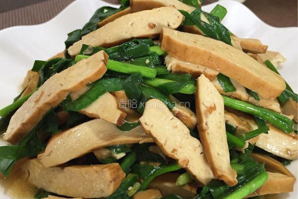香干炒韭菜的做法图解10
