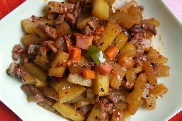 瓜皮炒肉