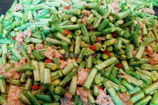 肉沫豇豆的做法图解11