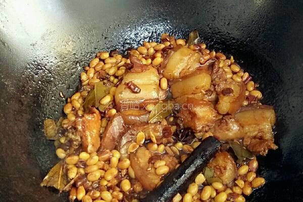 黄豆酿肉的做法图解8