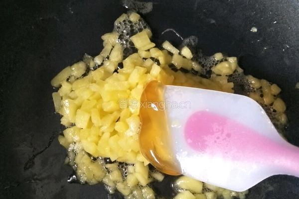 馄饨皮菠萝派的做法图解6