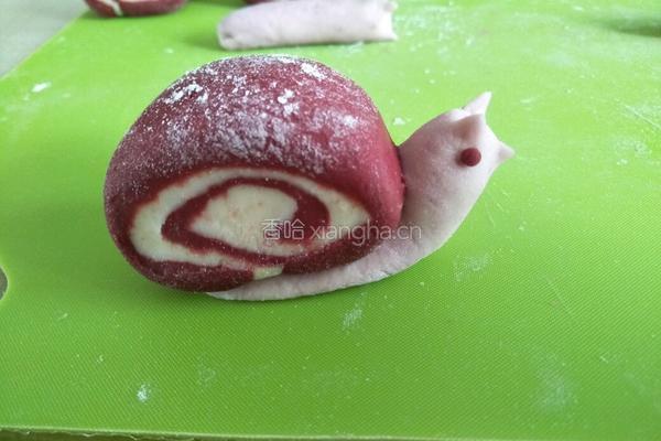 蜗牛馒头做法的做法图解12