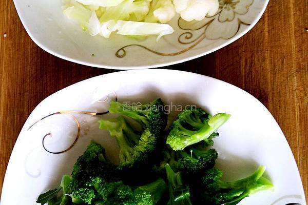 素炒双花的做法图解3