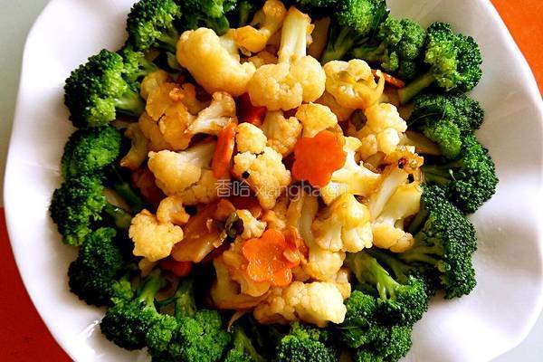 素炒双花的做法图解9