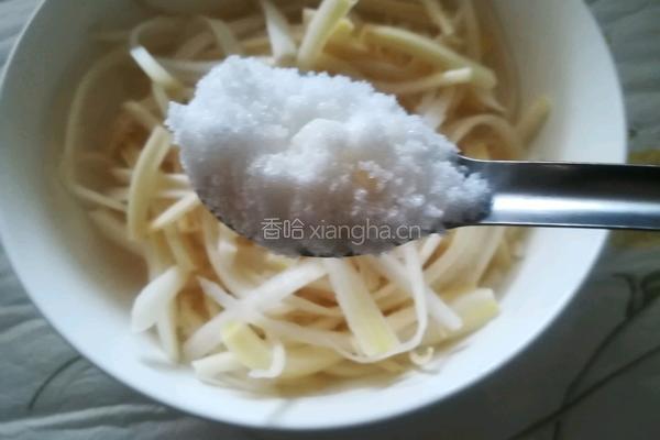 拌芥梗的做法图解7