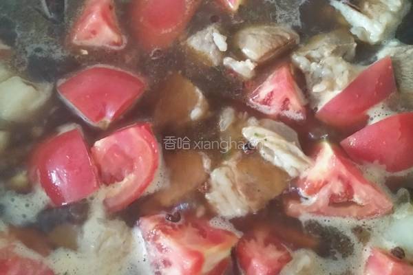西红柿炖猪肉的做法图解8