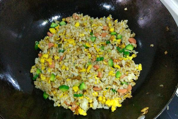 香喷喷的蛋炒饭的做法图解7