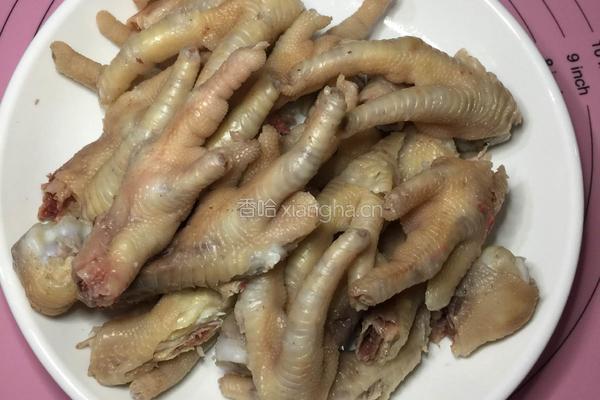 红烧鸡爪的做法图解3