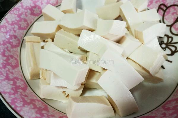蚝油肉沫豆腐的做法图解1