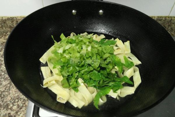 豆皮青菜肉丝汤的做法图解6