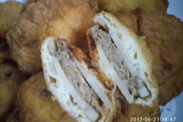 炸藕盒的做法图解13