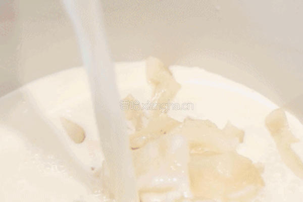 芒果木瓜牛奶新西兰花胶冻的做法图解2