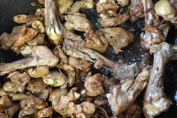 鸡腿炖豆角的做法图解4
