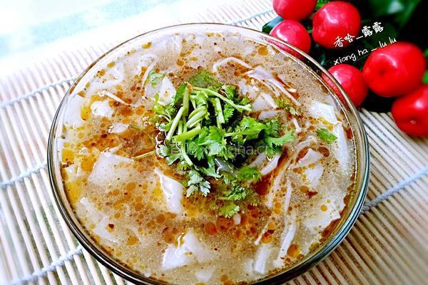 酸汤馄饨皮的做法图解1