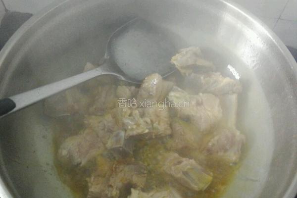 排骨炖豆角的做法图解7