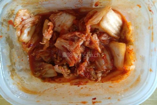 泡菜饼的做法图解1