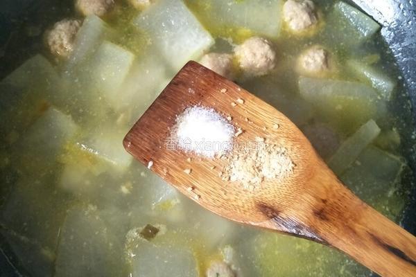 冬瓜肉丸子汤的做法图解10