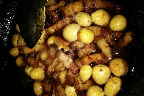 红烧肉炖土豆的做法图解9