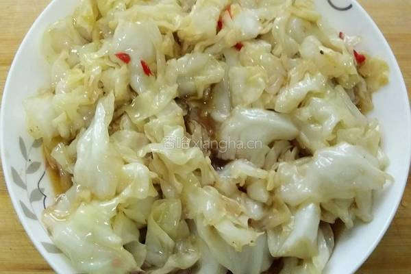 素炒圆包菜的做法图解4