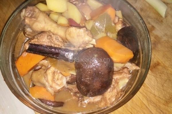 土豆香菇炖鸡块
