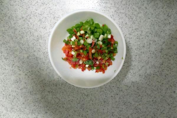 土豆泥青椒盒的做法图解2