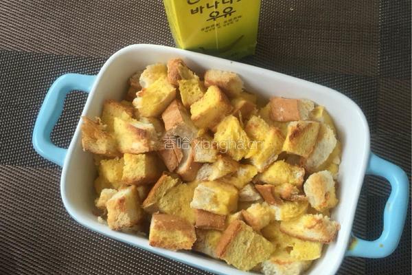 吐司面蛋奶烤布丁的做法图解10