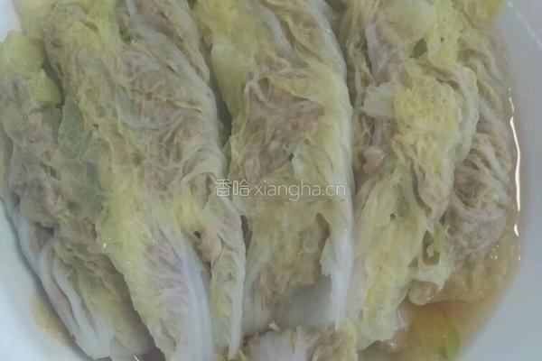 白菜肉卷的做法图解5