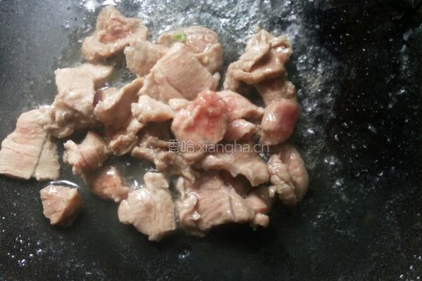 香菇青椒小炒肉的做法图解6