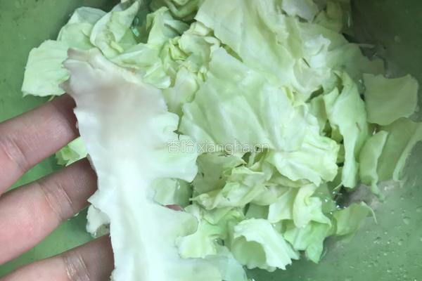 酸辣手撕包菜的做法图解1