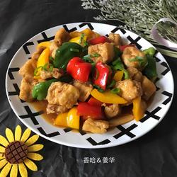 彩椒留豆腐泡的做法[图]