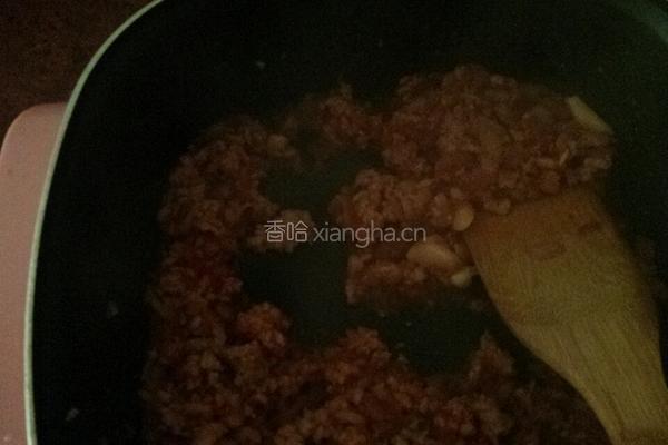最简单的肉酱意大利面的做法图解7