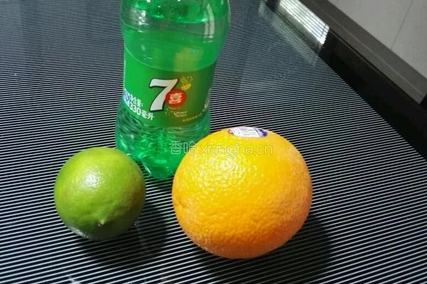  青柠橘子气泡水的做法图解1