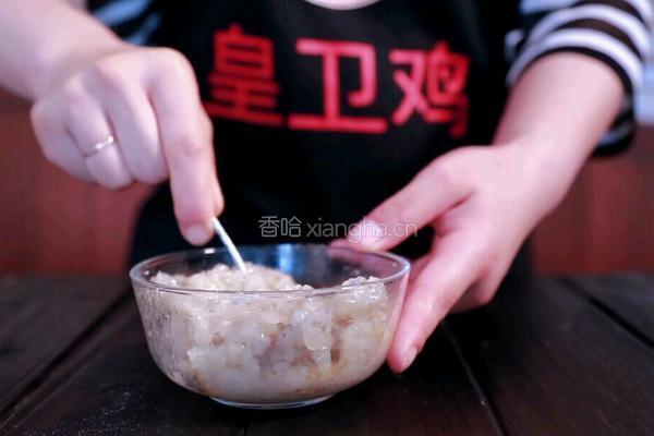 秋葵酿虾滑的做法图解3