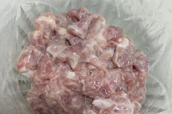 肉炒青红椒的做法图解4