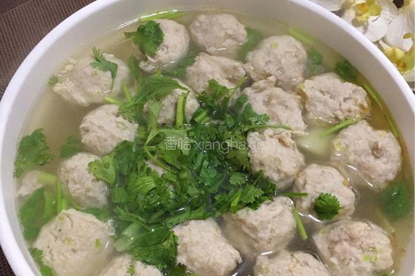 清水汆丸子的做法图解11