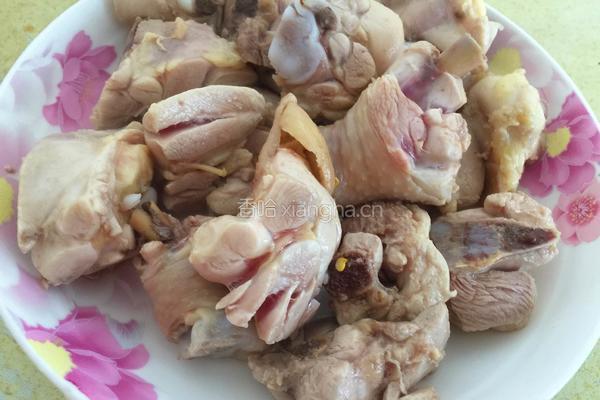 鸡腿炖豆角的做法图解3