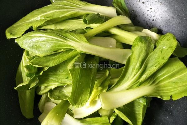青菜香菇的做法图解7