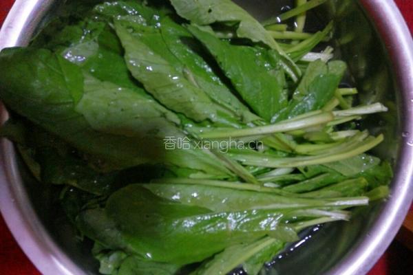 美味白菜汤的做法图解1